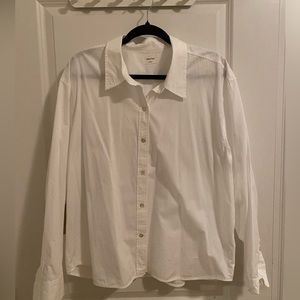 Aritzia Wilfred free white button up